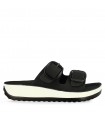 Parex Γυναικεία Comfort Flatform Με Διπλή Αγκράφα 11527020-Μαύρη