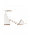 Sandal with Heel by Sirena-White 250370