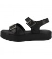 Leather Sandal Platform By Tamaris -Black