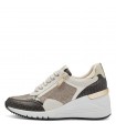 Sneaker By Marco Tozzi  Cream Comp 2-23723-41-402