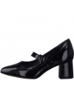 Black barette heel by JANA Softline 24466-41-018