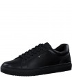 S.Oliver Mens Leathear Sneaker- Black 5-13605-41-001