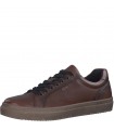 S.Oliver Mens Leathear Sneaker- Dark Cognac 5-13605-41-307