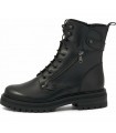 Ragazza Leather Army Boot- Black 0281