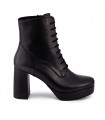 Ragazza Leather Army Boot- Black 0515