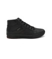 Pegada Mens Leathear Sneaker Booties- Black 118903-027