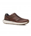 Pegada Mens Leathear Sneaker- Brown 110701