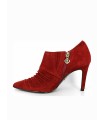 Tamaris Ankle Boots Red Leather 1-1-25385-21-001