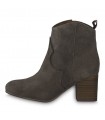 Tamaris Leather Suede Boots Grey- 25362