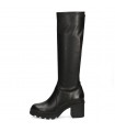 Black Stretch Boots by Caprice 25600