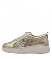 Tamaris Leather Anatomic Gold Sneaker 23708