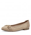 Tamaris Taupe Ballerina 22112-42-341