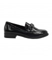 Ragazza Mocasin Leather - Black patent leather 0384