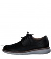 Men Leather Mocasin Tamaris- Black 13201