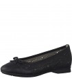 Resting ballet flat by Jana Softline Black -22166