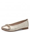 Resting ballet flat by Jana Softline Beige/Gold-22165