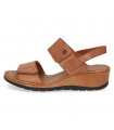 Leather ΅Anatomic Sandal by Caprice- Nut Nappa 28251