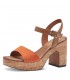 MARCO TOZZI HEELED SANDALS ORANGE 28008