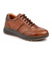 Mens Leather Sneaker Boxer- Cognac 43001