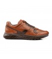 Mens Leather Sneaker Boxer- 19189 Cognac