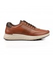 Mens Leather Sneaker Boxer- 19235 Cognac