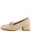 Ragazza Mocasin Leather - Beige Patent Leather 052