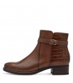 Tamaris Ankle Boots Cognac Leather 25047