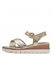 Leather Sandal By Tamaris -Light Gold 1-28202-42-117