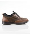 Mens Leather Sneaker Boxer- Brown Nubuc 12110