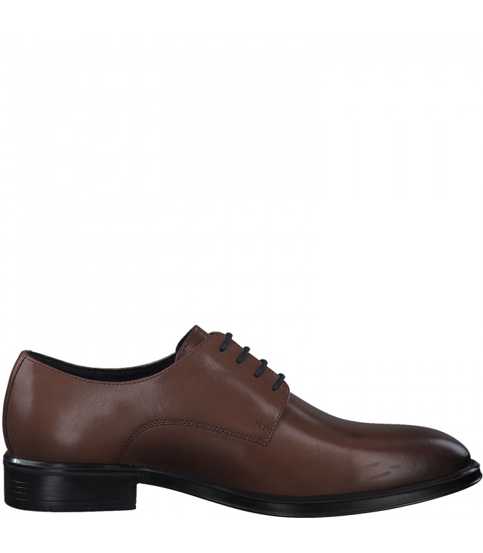 S.Oliver Mens Leathear Shoes- Cognac 5-13202-41-307