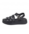 Ragazza Leather Platform Sandal- BLack 01168