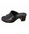 Ragazza Leather Mule - BLack  0965