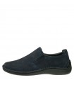 Gale  Mens Leathear Slip- On- Blue 302342