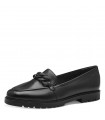 Tamaris Δερμάτινο Loafers Μαύρο 24219