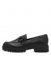 Tamaris Δερμάτινο Loafers Μαύρο 24723