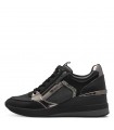 Tamaris Δερμάτινο Anthracite Sneaker 23703