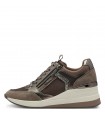 Tamaris Leather Taupe Comp Sneaker 23703