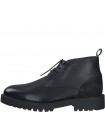 Men Leather booties Marco Tozzi- Black 15203