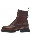 Tamaris Army Boot in Black Cognac 25420