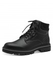 S.Oliver Leather Mens Boots- Black 16238