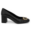 Ragazza Leather Heels- Black 040