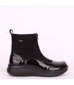 G Comfort Leather Anatomic Boots- Black  P-817