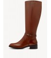 Tamaris Leather Boots Cognac 25529