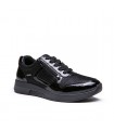 G Comfort Δερμάτινα Ανατομικά Sneakers - Μαύρο 5188-2SL