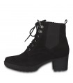 Jana SoftLine Heeled Boots-Black