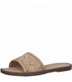 Tamaris Leather Sandal - Beige