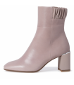 Tamaris Heeled Boot in Dusty Rose