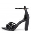 Heeled Sandal By Marco Tozzi- Black