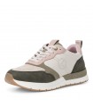 Tamaris Sneaker Beige/Green/Ping