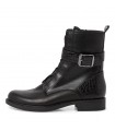 Tamaris Army Boot in Black Leather